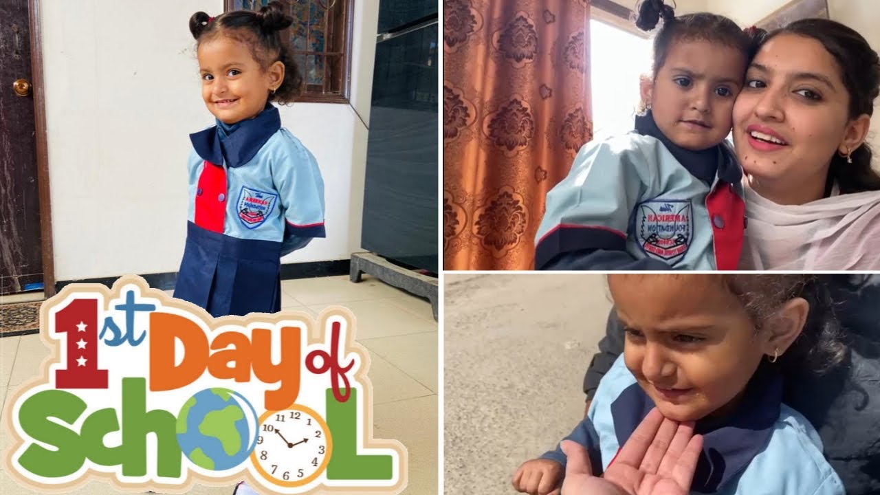 Fatima's first day of school // Emotional Day 🥹