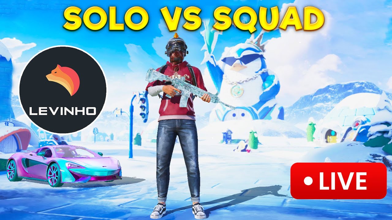 🔴 LEVINHO LIVESTREAM NEW SKINS | PUBG MOBILE 🔴 #PUBM×Schott