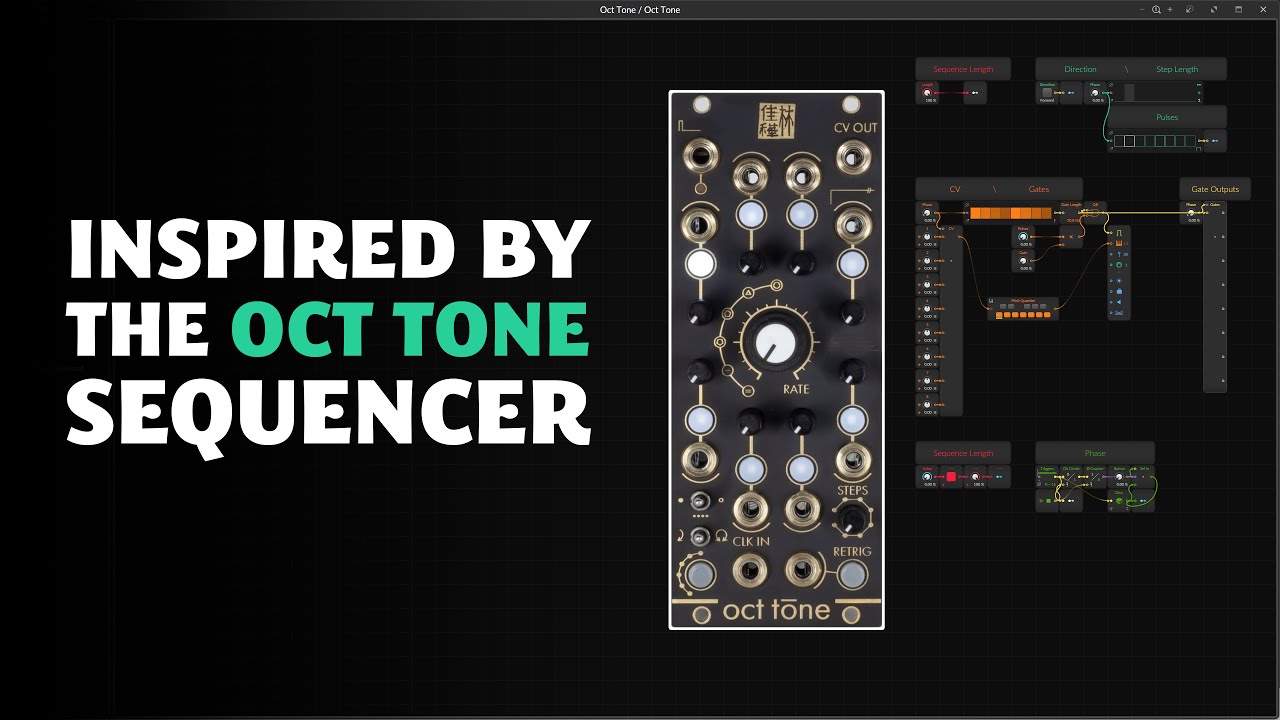 Building a Sequencer in Bitwig's Note Grid inspired by the Oct Tone Eurorack module