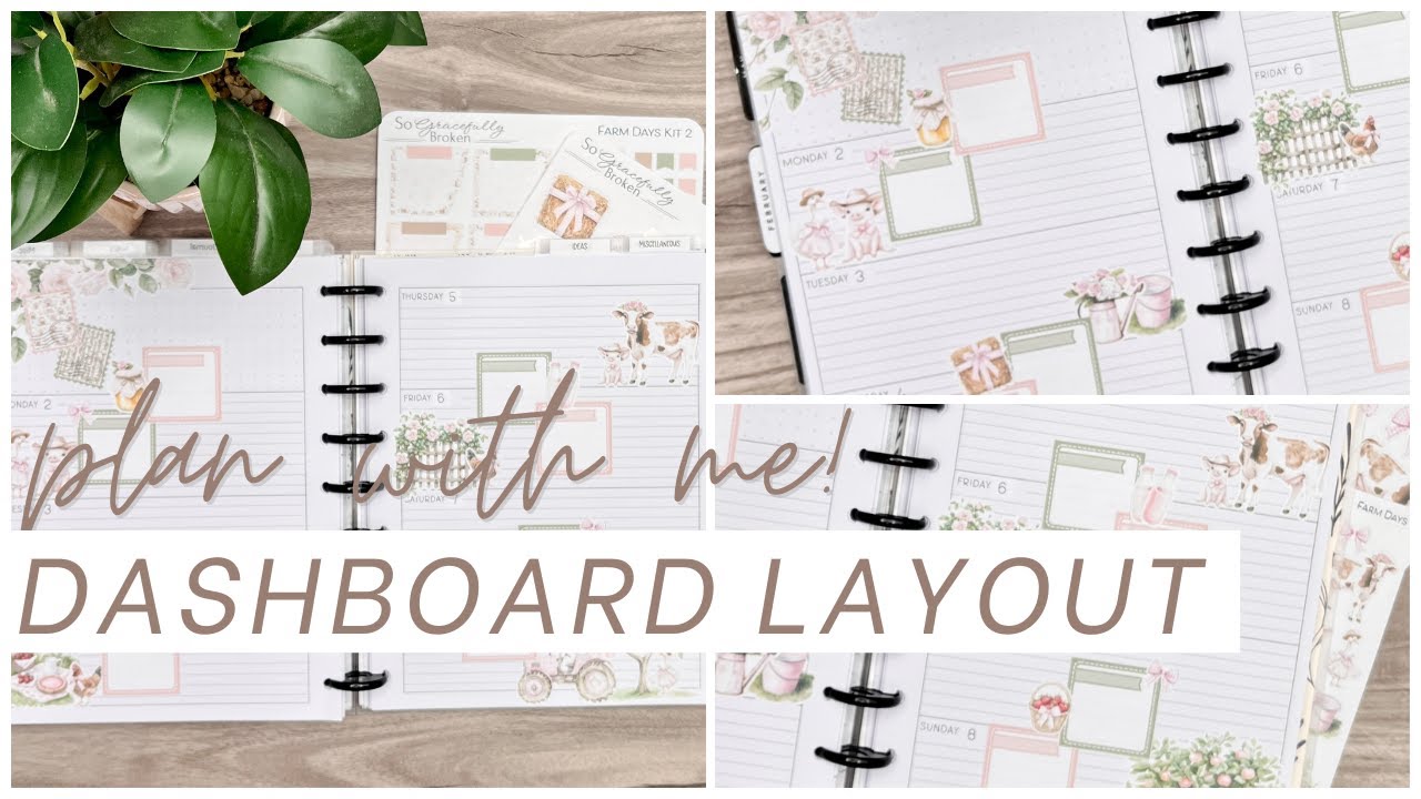 Планируйте вместе со мной! | Классический планировщик Happy Planner с горизонтальной разметкой