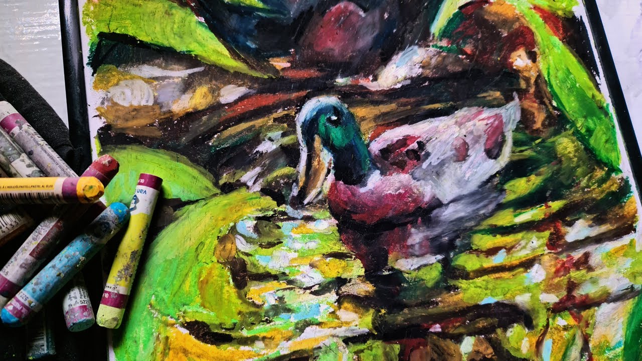 ASMR | Drawing a Duck to Calm Your Restless Mind | No Talking