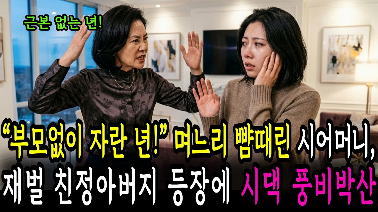 “부모없이 자란 년!” 며느리 뺨때린 시어머니, 재벌회장 친정아버지 나타나 시댁 풍비박산!ㅣ감동사연ㅣ시니어사연ㅣ오디오북ㅣ노후사연