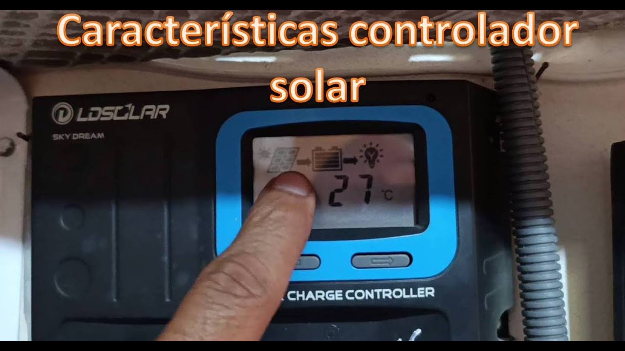 Controlador de carga solar LD Solar/funcionamiento recomendaciones