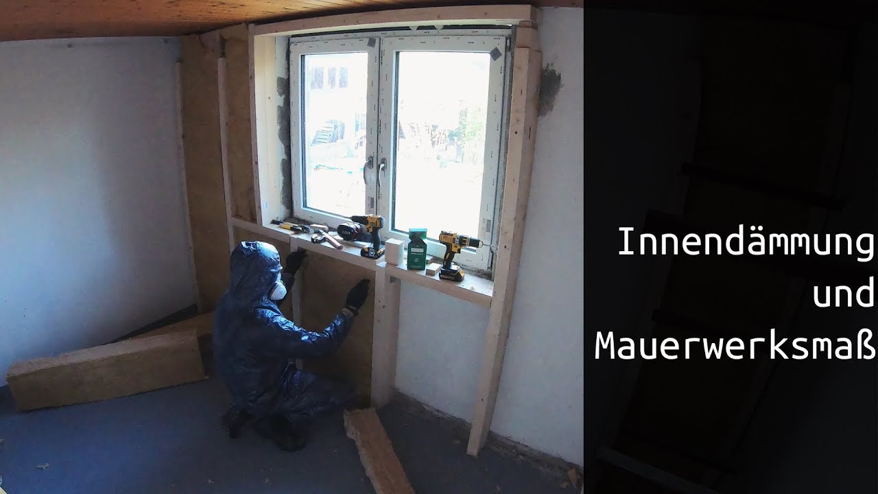 Innendämmung und Mauerwerksmaß