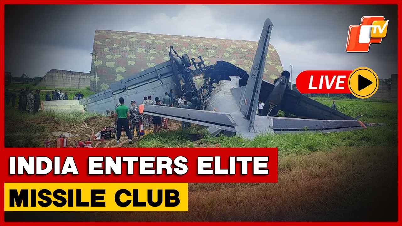 🔴 LIVE | IAF AN-32 Aircraft Crashes At Jorhat Air Force Station In Assam | OTV