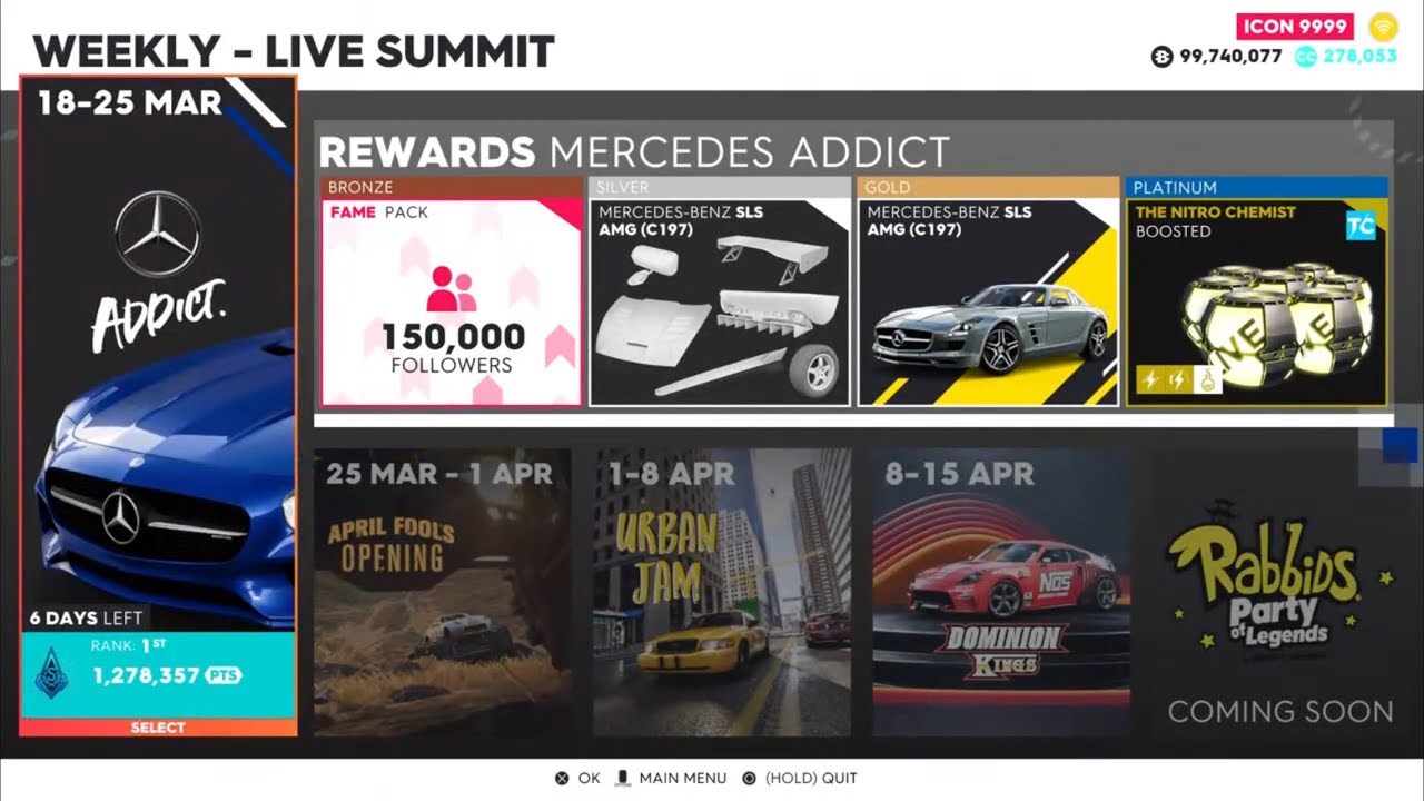 THE CREW2|MERCEDES ADDICT|PLATINUM GUIDE,SUMMIT & GAMEPLAY