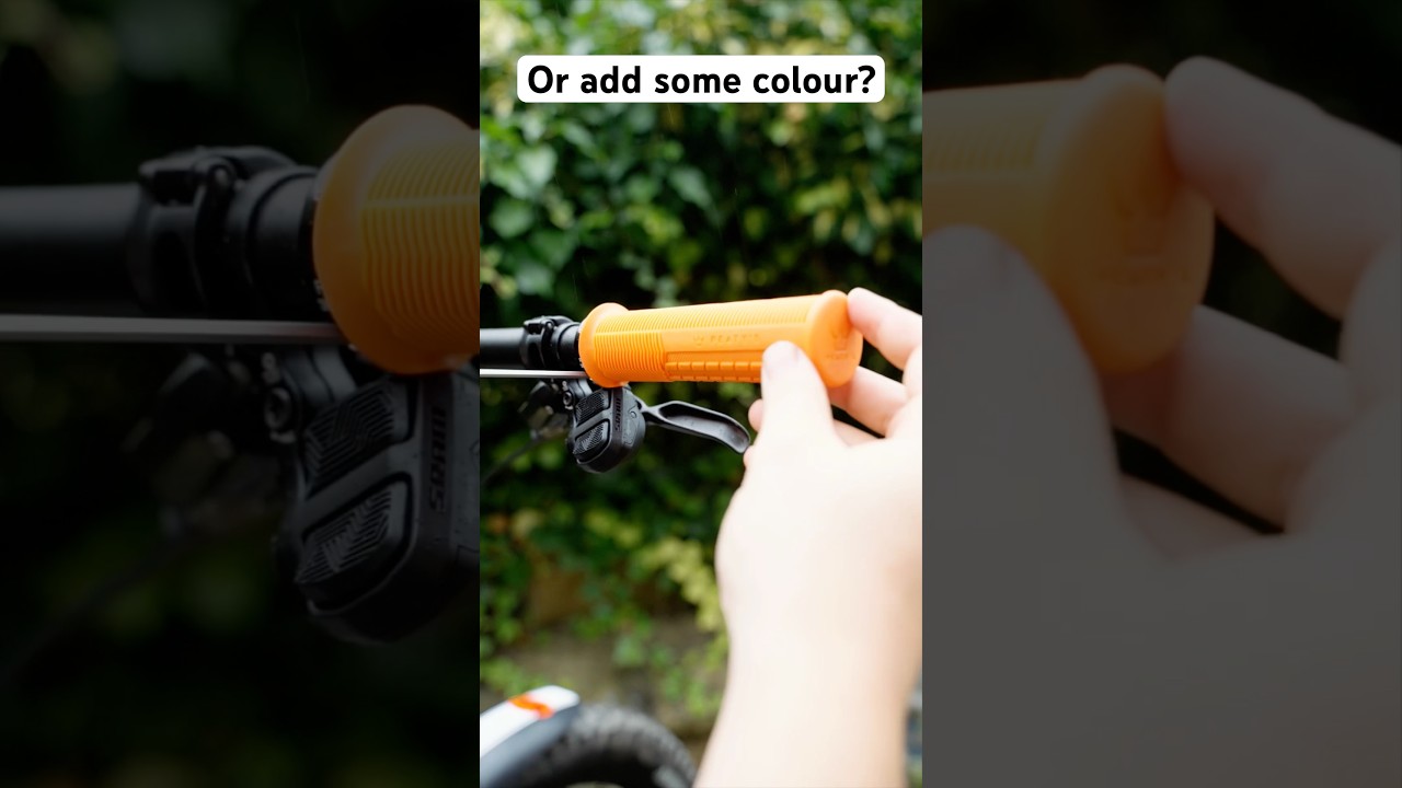 Orange or Black MTB Grips?