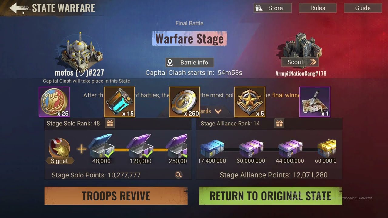 State of Survival (BBQ) SVS  227 vs 178