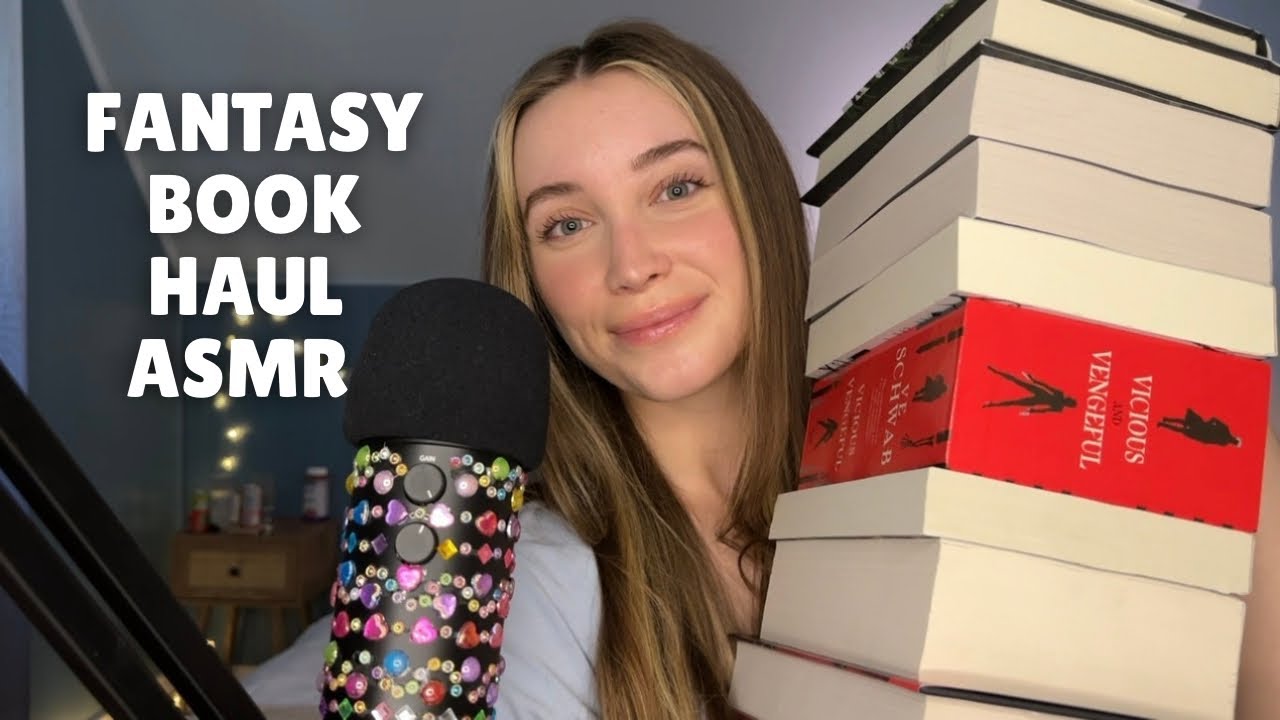 Big Fantasy Book Haul! 📚🐉 ASMR Book Tapping and Scratching