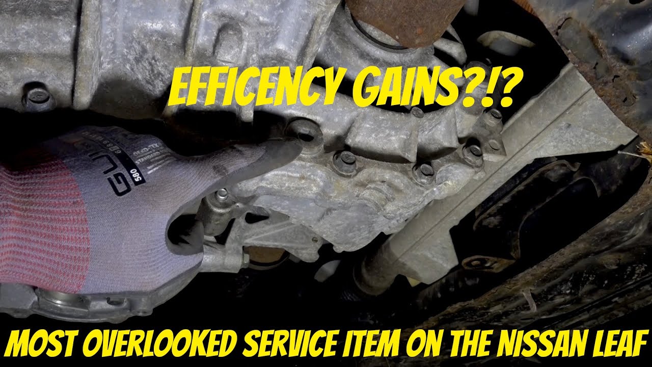 Nissan Leaf Reduction Gear ATF Change [Efficiency boost!]