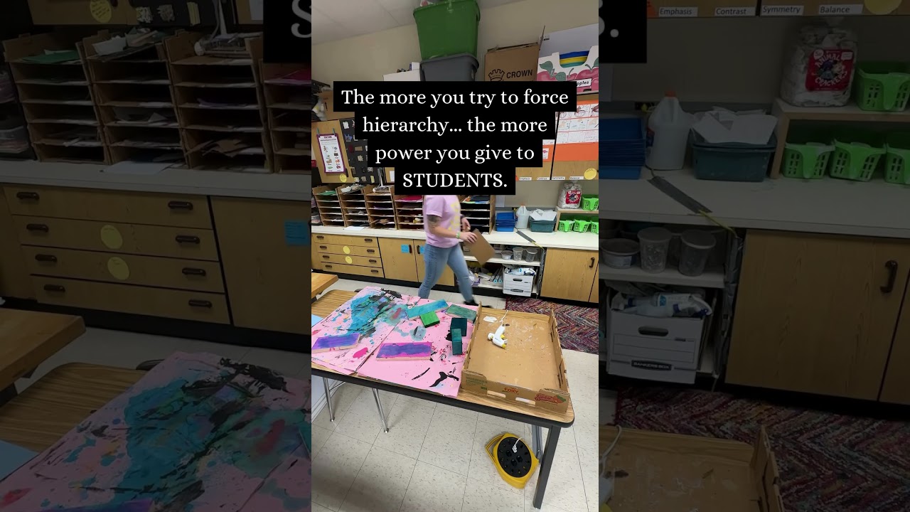 Teachers be ok with sharing control, learn how to control YOUR behavior