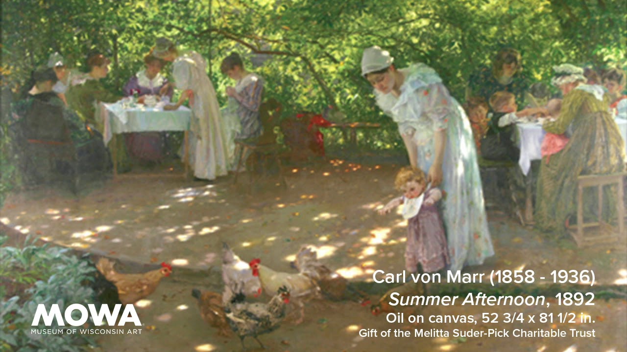 Collection Highlight: Carl von Marr, Summer Afternoon