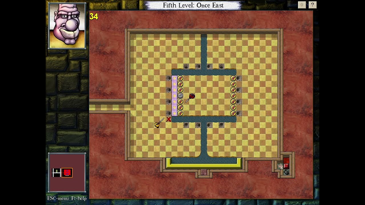 DROD Random Rooms: Edge of the World: Fifth Level: Once East