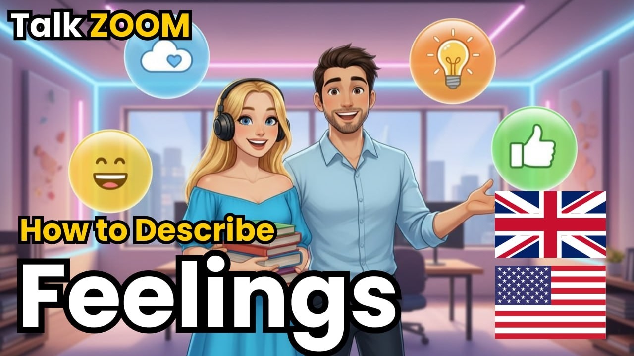 How to Talk About Your Feelings in English | English Conversation Practice