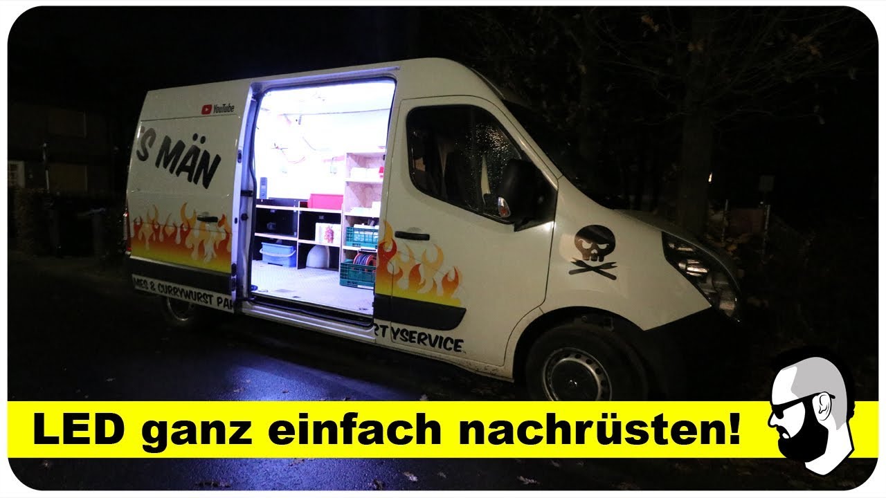 LED Beleuchtung im Laderaum für Transporter, Wohnmobil, Auto ANLEITUNG