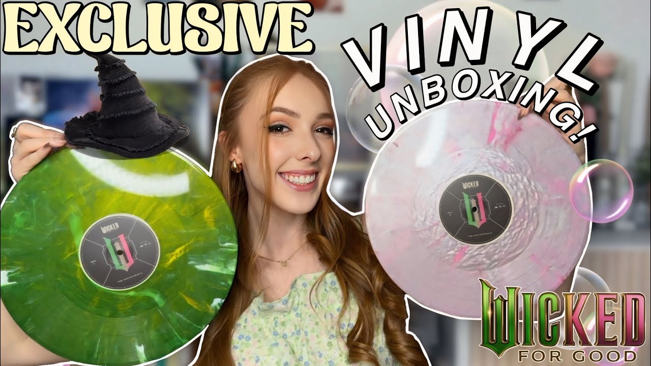 Wicked: For Good — ЭКСКЛЮЗИВНАЯ распаковка винила! *Я это материализовал* 🫧🧹