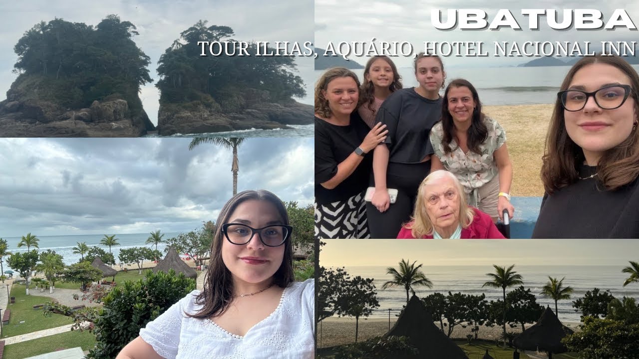 Ubatuba - Tour ilhas, aquário, hotel Nacional Inn | Giovanna Bax