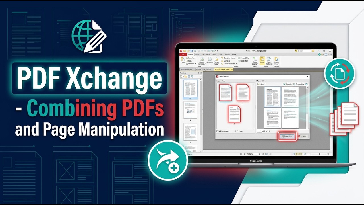 PDF XChange - Combining PDF's and Page Manipulation