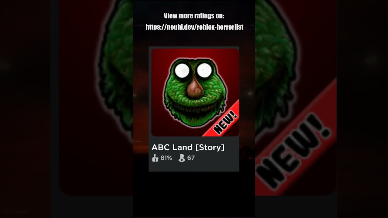 ABC Land | Rating All Roblox Horror Games While Being Brutally Honest Part 19