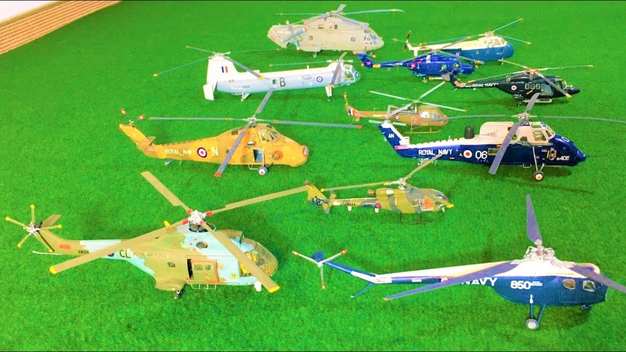 BRITISH HELICOPTER MODEL COLLECTION ZOOM SOUNDS KIT COVERS 1/72 ROYAL NAVY ARMY AIRFIX Italeri NICE