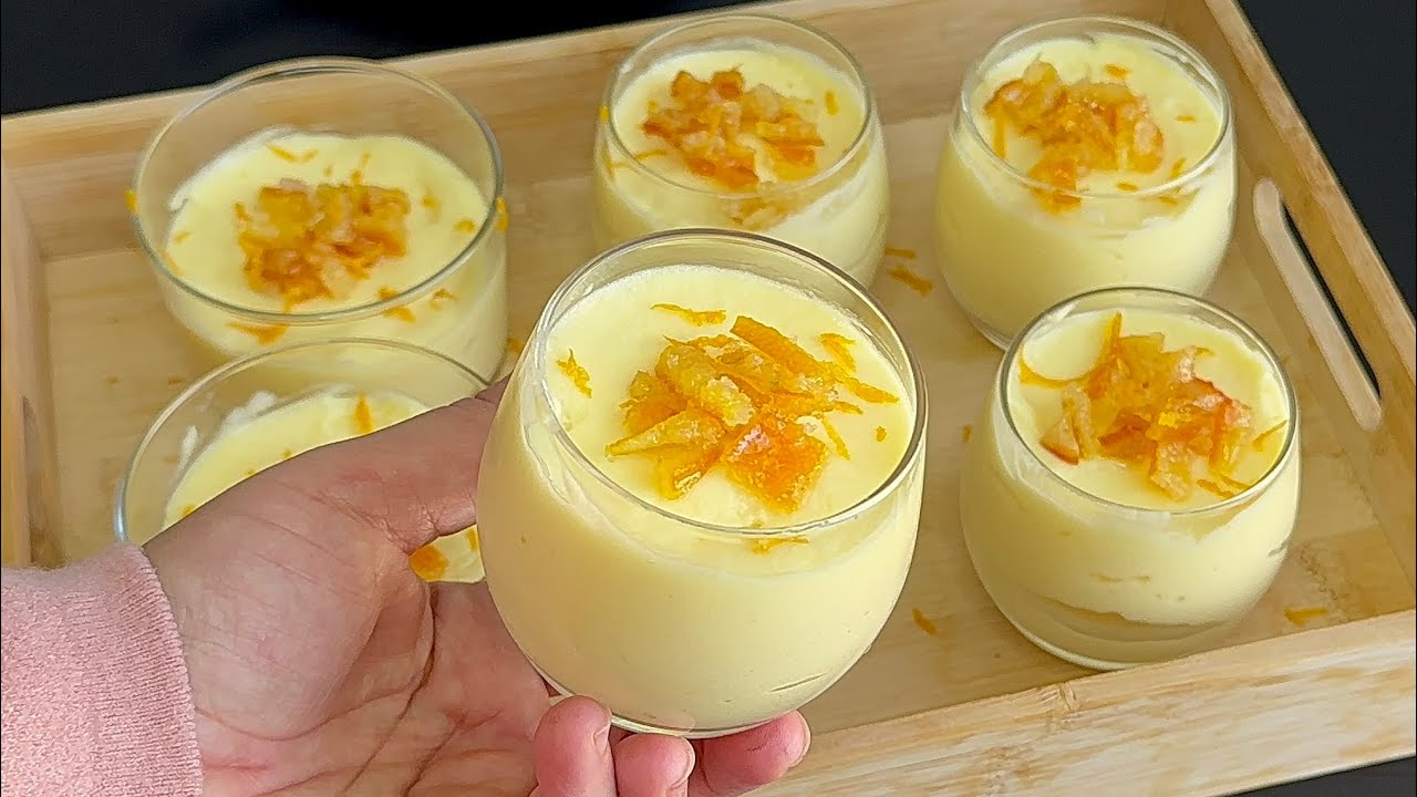 Самый вкусный апельсиновый десерт! Мягкий, настоящее облако во рту! Лучший апельсиновый мусс!!