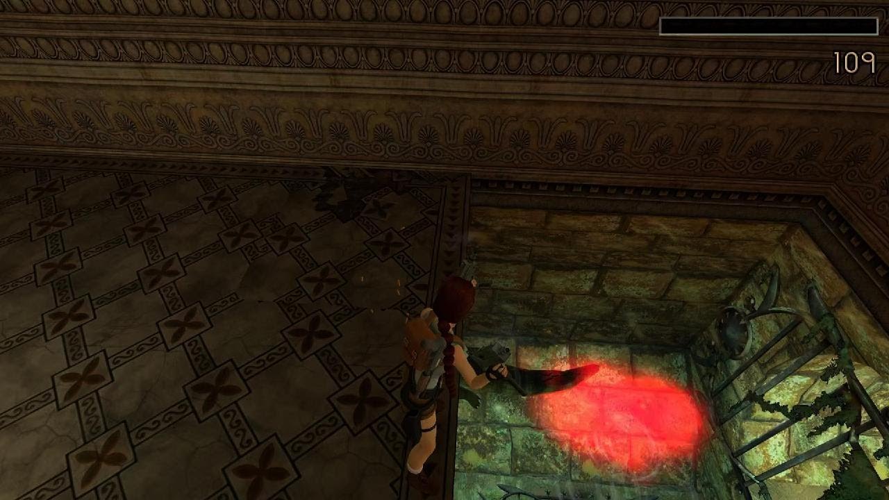 Tomb Raider I new game plus. No health, still running. How?