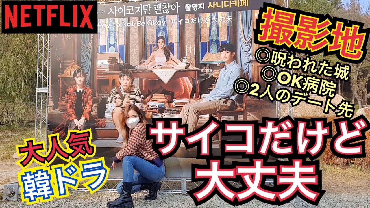 【サイコだけど大丈夫】2020年韓国内大ヒットドラマのロケ地(撮影地)に２日かけて行ってきた！旅行vlog！全300kmの旅【モッパン】