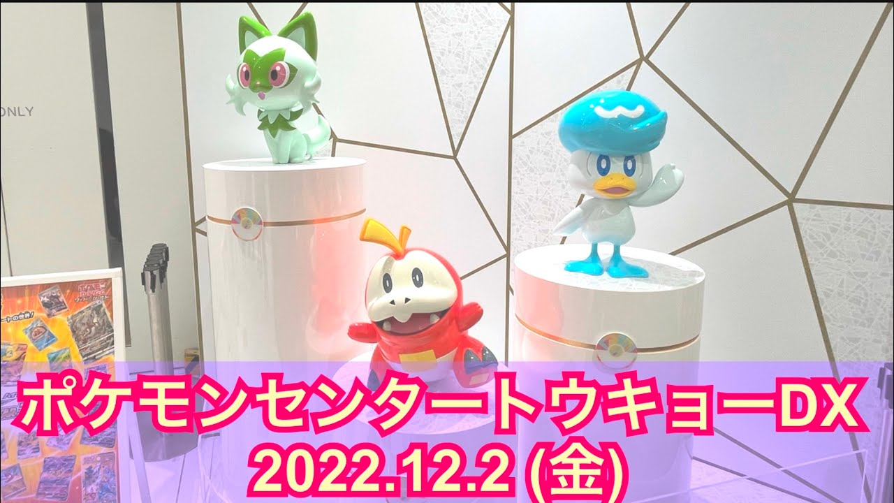【ポケセン】ポケモンセンタートウキョーDX訪問！(2022.12.2)