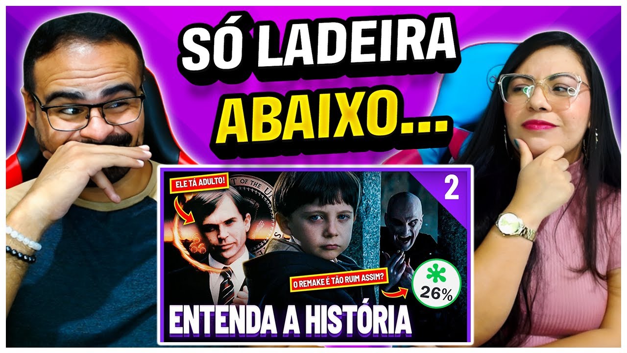 REACT CANAL PEEWEE | Saga A Profecia | Filme mais AMALDIÇOADOS do Cinema | PT.2
