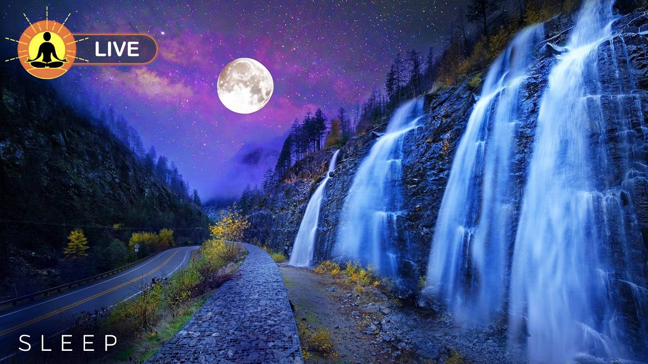 🔴 FALL INTO SLEEP INSTANTLY: Relaxing Music for Deep Sleeping 24/7 - Calm Music for Insomnia Relief