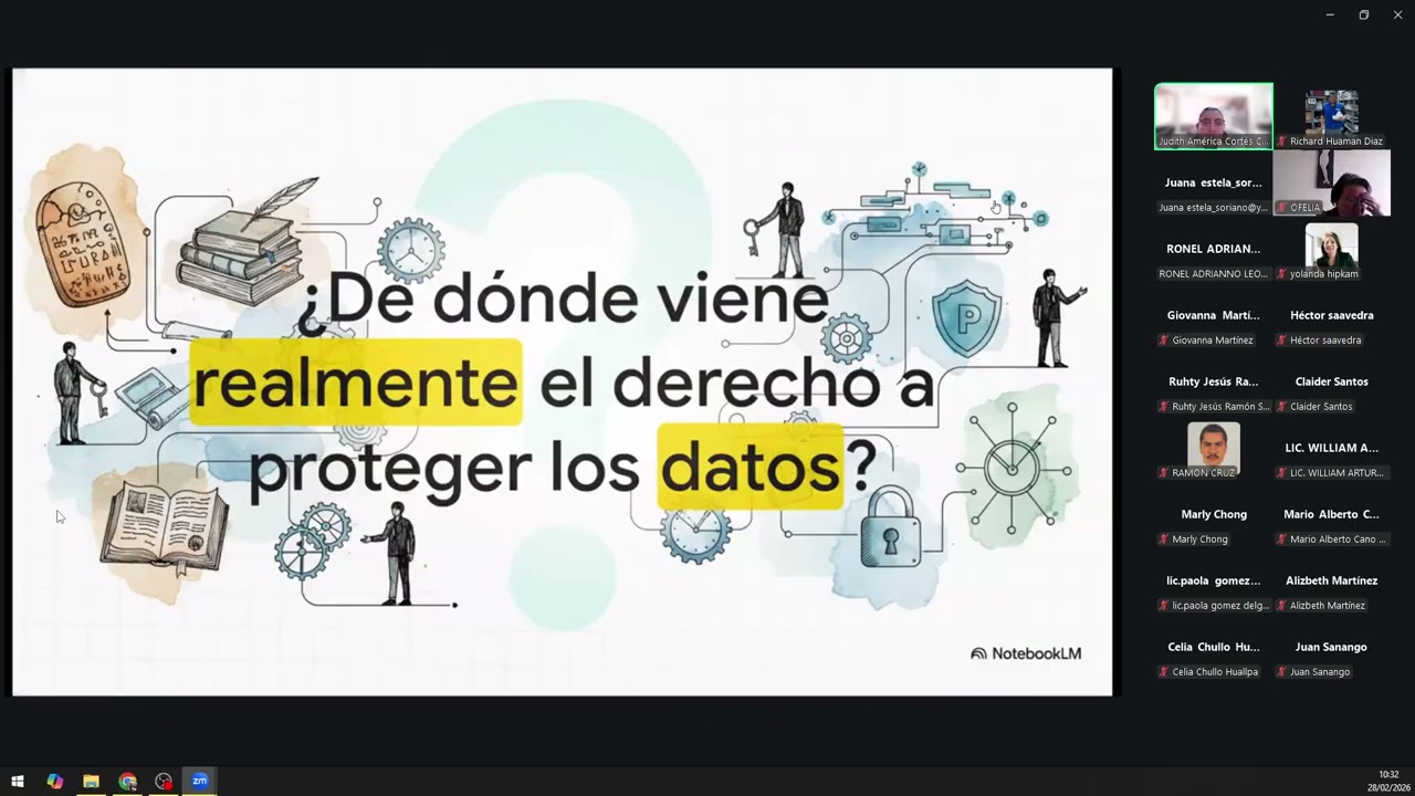 material de protección de datos