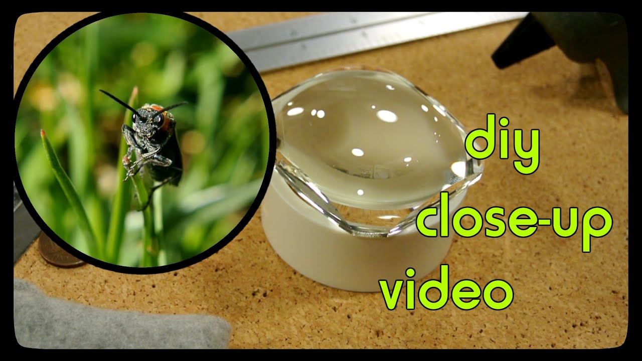 Video experiment: Homemade PVC macro lens