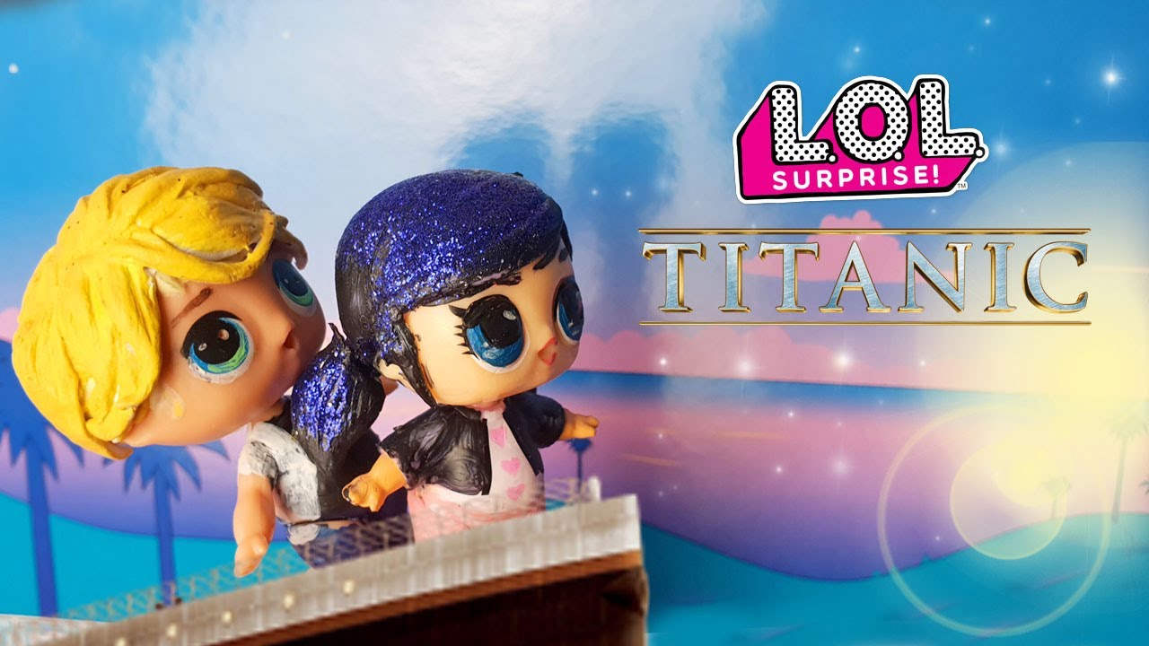 🛳 TITANIC 💖 Versione LOL Surprise con Marinette e Adrien [Film Lollizzati - Ep. 8]