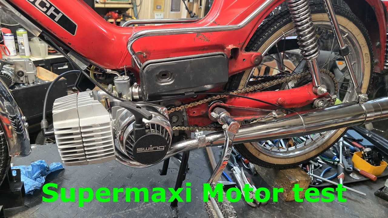 Test auf der Maxi mit dem neuen RBO Alu Zylinder