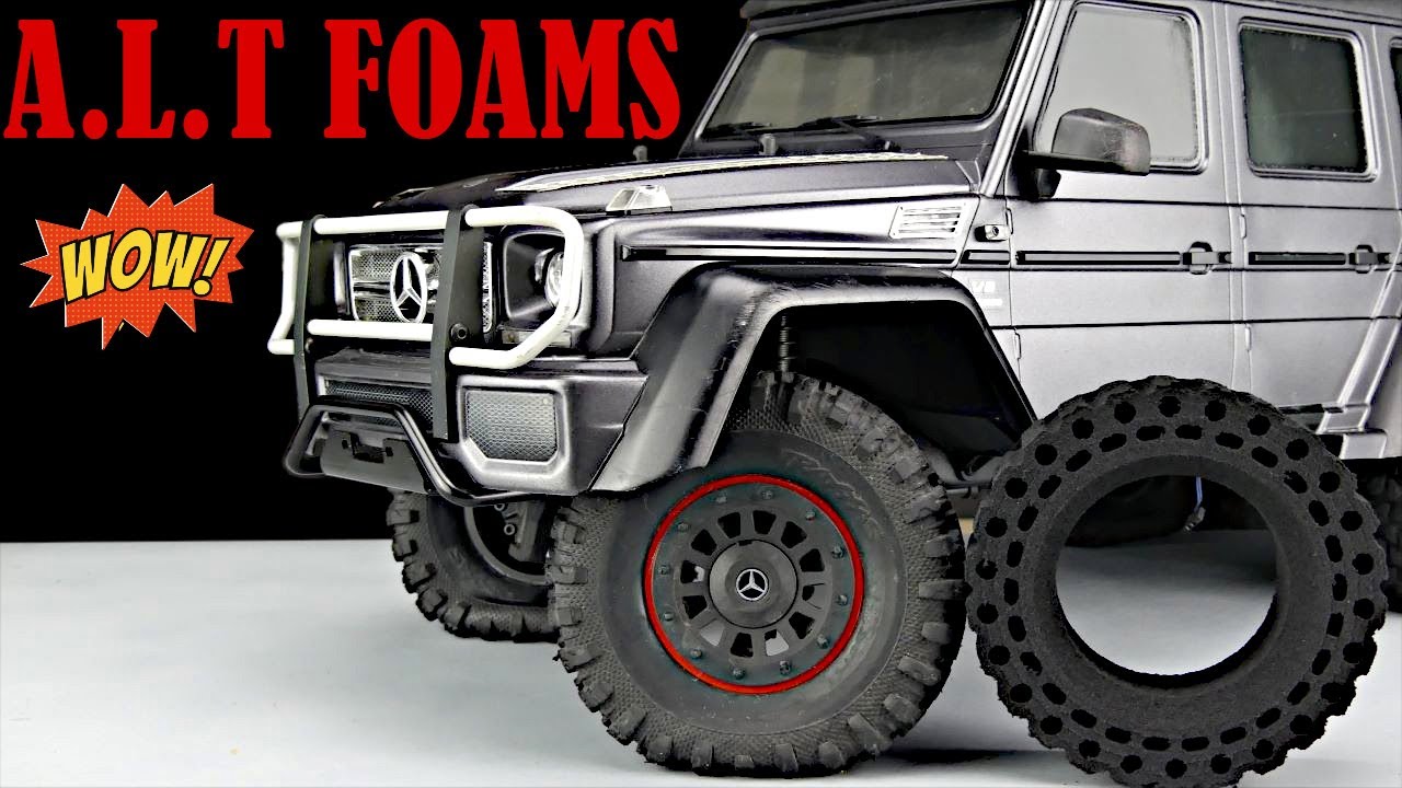 Soft, Softer ALT  Foams? - Neue Reifen Einlagen für das TRAXXAS TRX6 Tuning Projekt