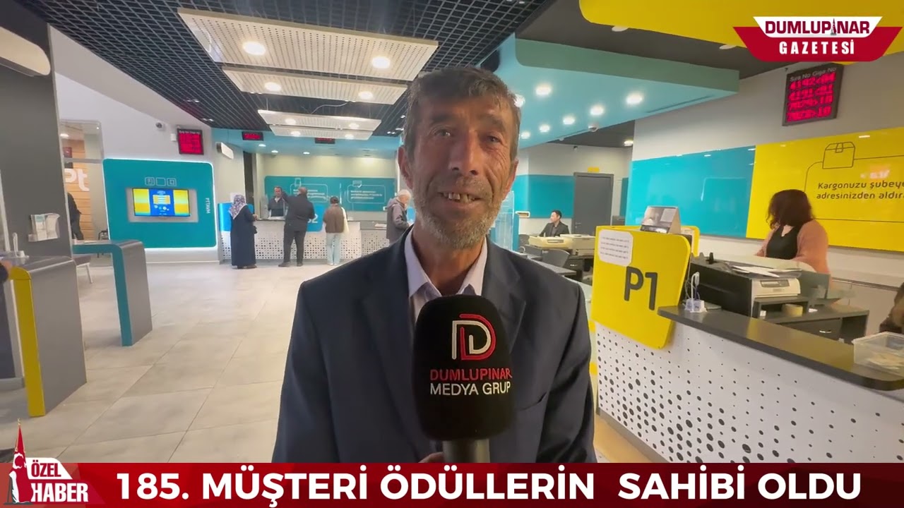 PTT 185. M&Uuml;ŞTERİ &Ouml;D&Uuml;LLERİN  SAHİBİ OLDU