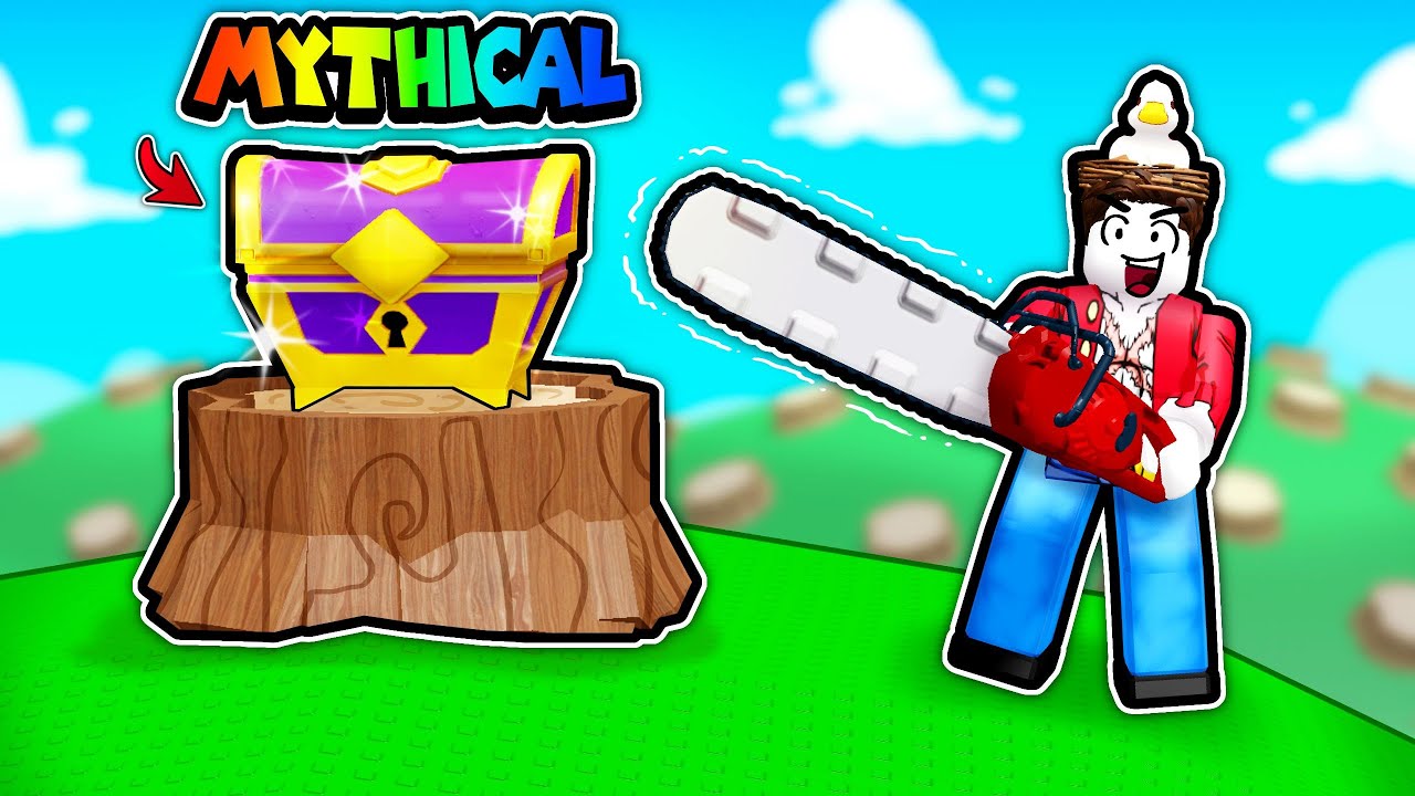 I cut down 1 Million Trees to unlock the RAREST loot in Roblox cut trees