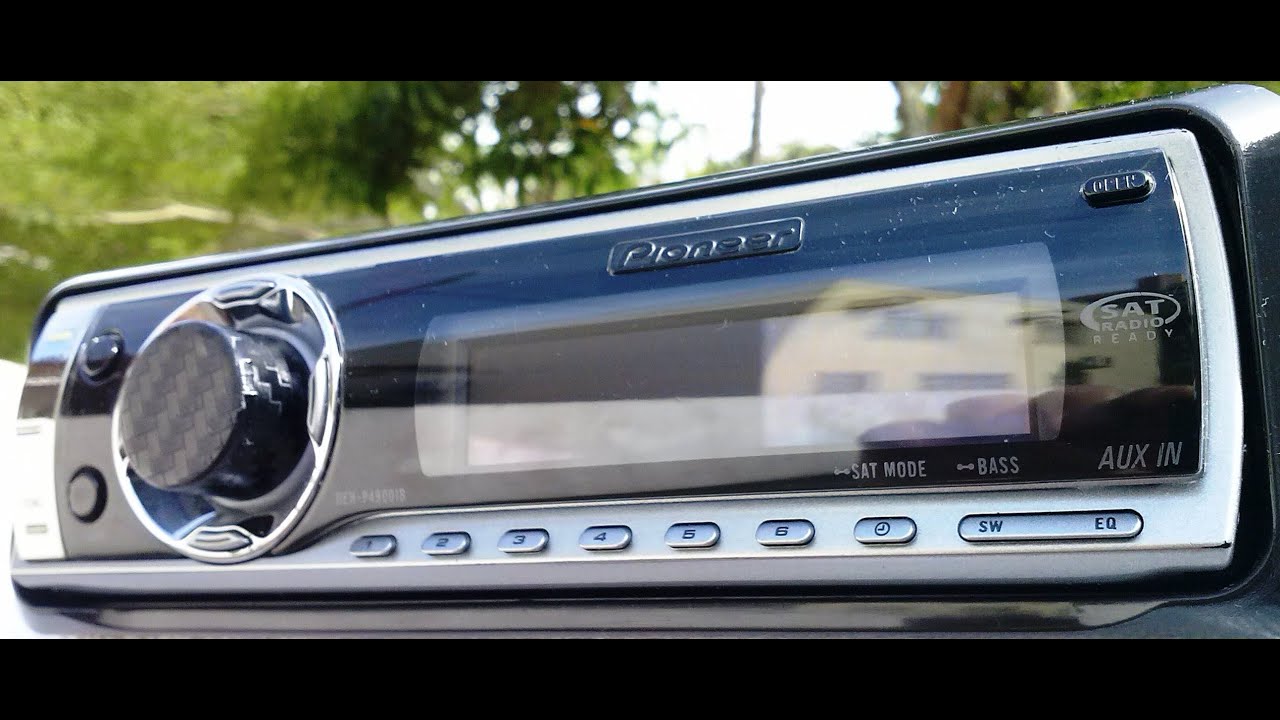PIONEER DEH P4900IB Auto Radio Cd Mp3Tela Oel Tipo Golfinho  controle Ipod Iphone 6 saidas Rca