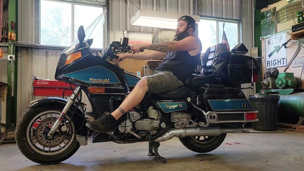 1992 Kawasaki Voyager (first start)