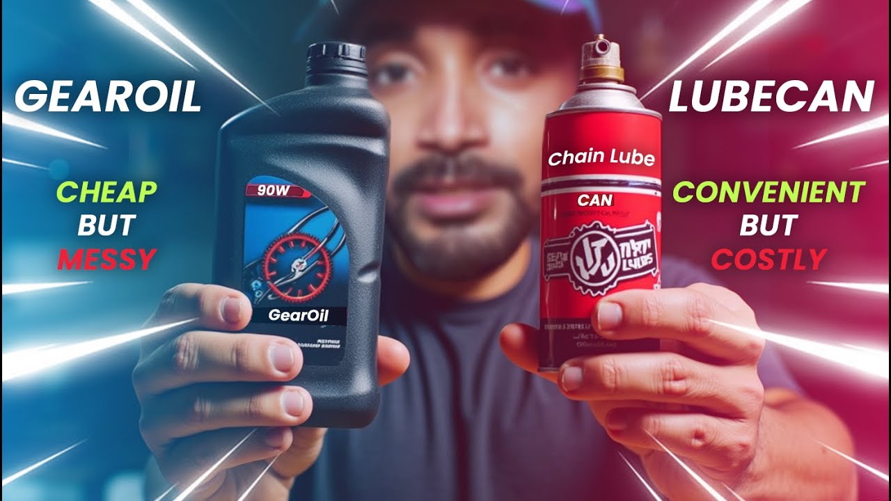 Gear oil or Spray lubes - which is better for O-ring chains? Let's find out!
