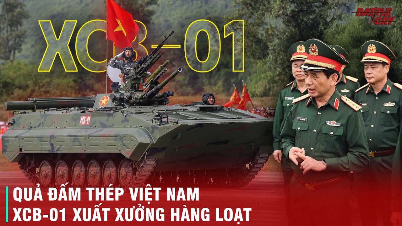 QUẢ ĐẤM THÉP XCB-01 XUẤT XƯỞNG HÀNG LOẠT VÀ LỜI KĐỊNH CỦA CÔNG NGHIỆP QUỐC PHÒNG VIỆT NAM