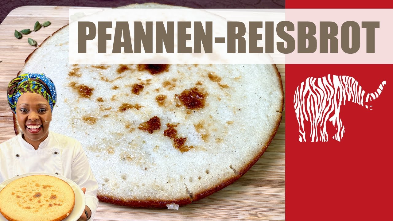 Mkate wa mchele - Pfannen-Reis-Brot (VEGAN)