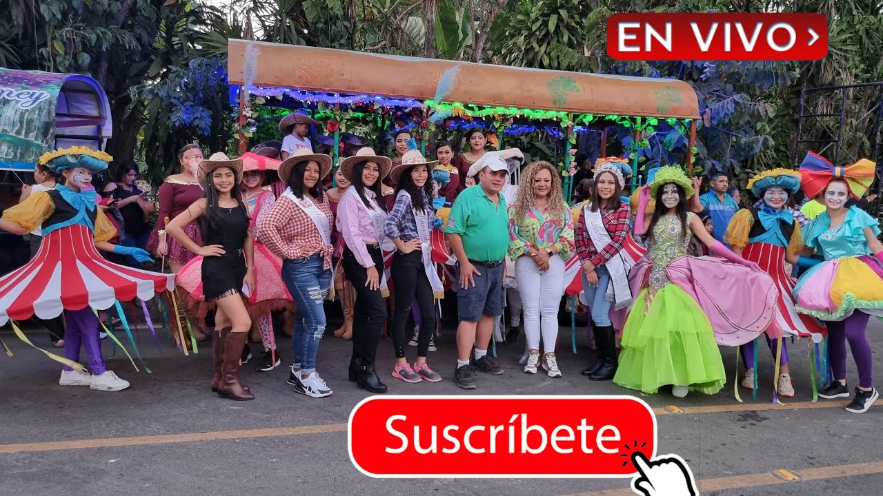 Desfile del Correo NOCTURNO TEPECOYO LALIBERTAD