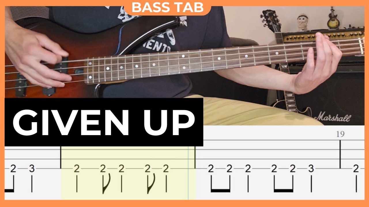 LINKIN PARK - Given Up - Bass Cover with Bass Tabs