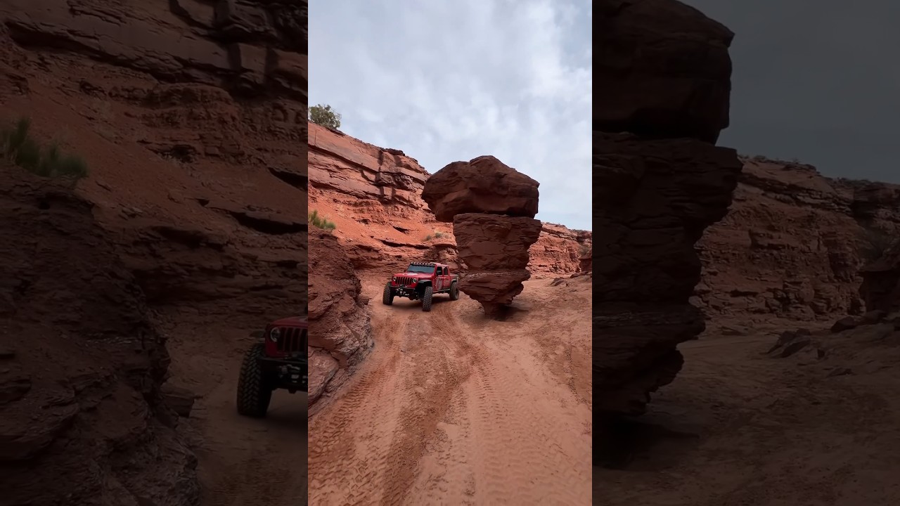 The Pickle trail in Moab Utah is short but full of fun obstacles! #currieequipped #offroad