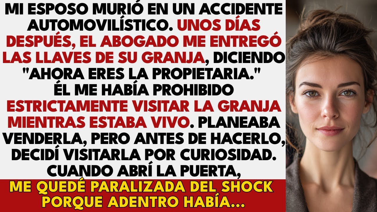 Después Del Funeral De Mi Esposo, Visité Su Granja Prohibida—Lo Que Vi Allí Me Dejó Completamente...