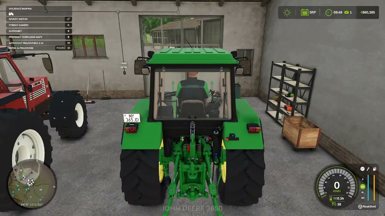 farming simulator 25 mapa chvojnica kosenie repky a odvos repky.