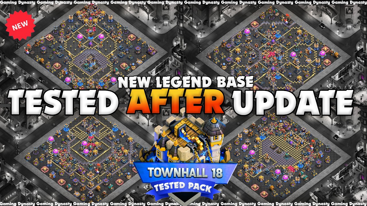 *NEW TH18 LEGEND BASE* LINK | BEST TH18 WAR BASE LINKS | TH18 ANTI 2 STAR | CLASH OF CLANS