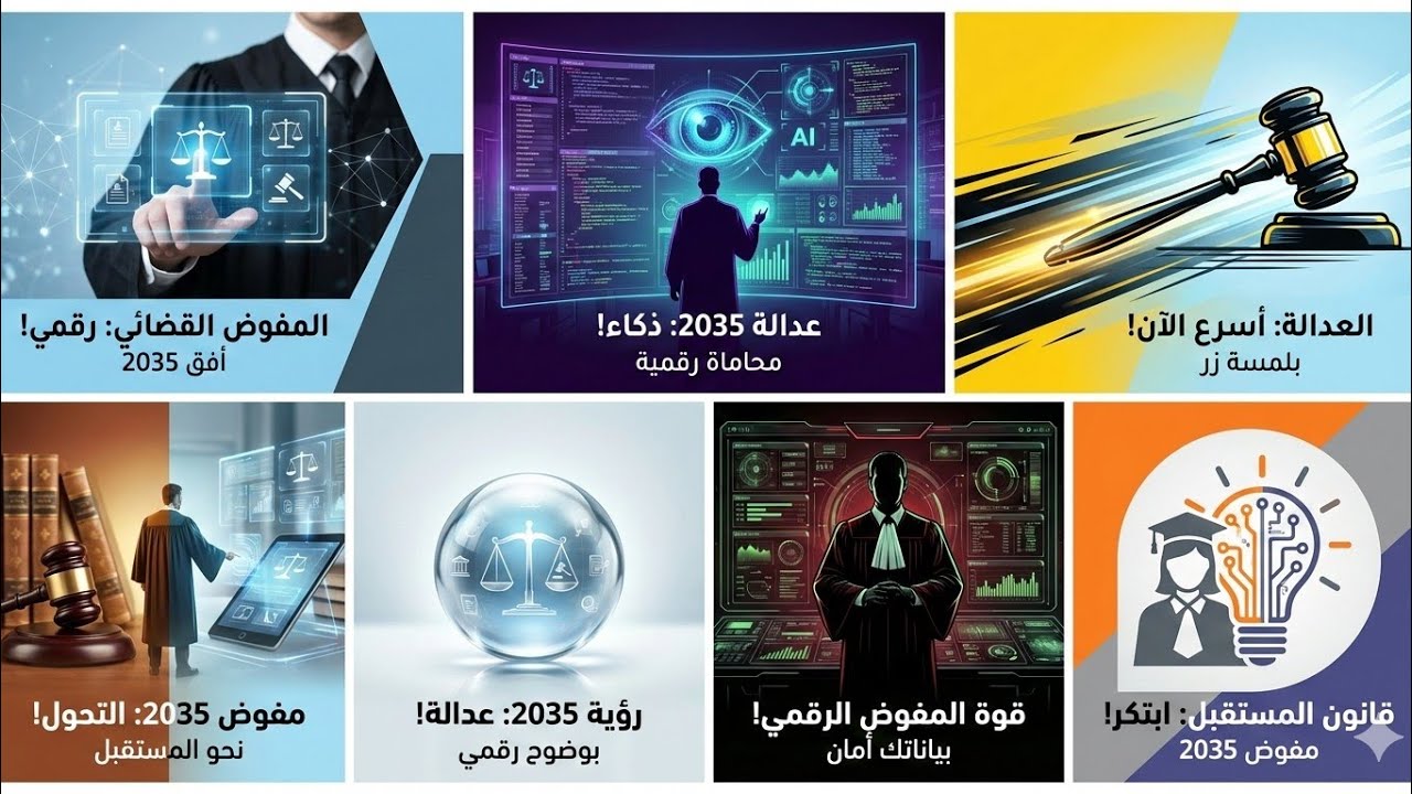 المفوض القضائي في أفق 2035: عصر العدالة الرقمية