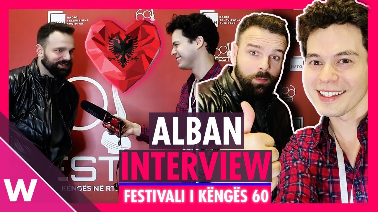 Alban Ramosaj “Theje” Interview @ Festivali i Këngës 60 | Albania Eurovision 2022